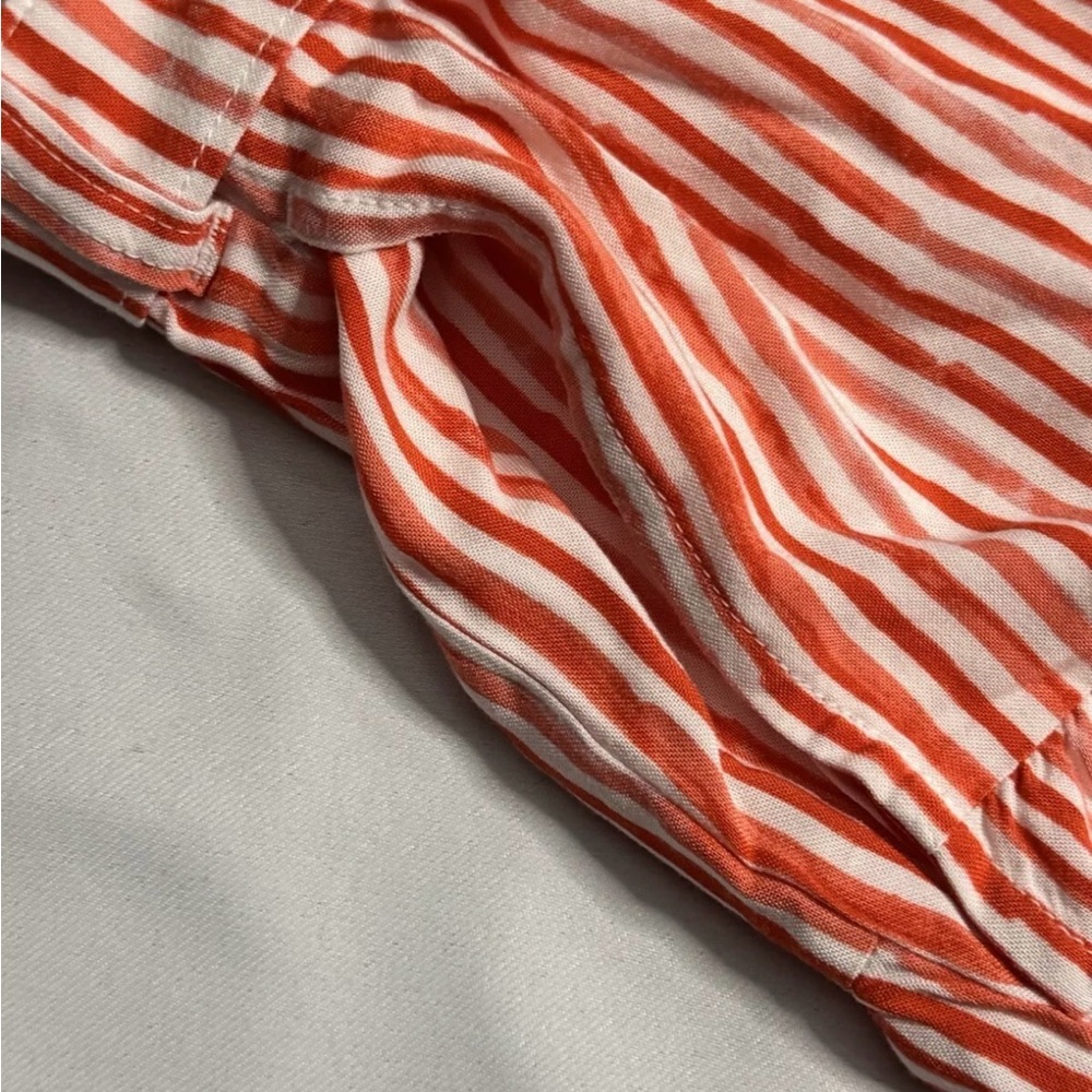Lands End red striped skirt NWT small - Picture 4 of 5
